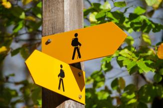 yellow road signage at daytime by Robert Ruggiero courtesy of Unsplash.